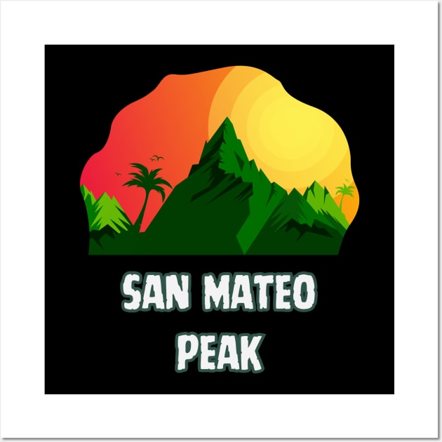 San Mateo Peak Wall Art by Canada Cities